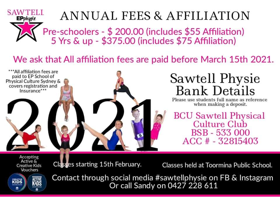 Sawtell EP Physie Club |  | Cavanba Rd, Toormina NSW 2452, Australia | 0427228611 OR +61 427 228 611