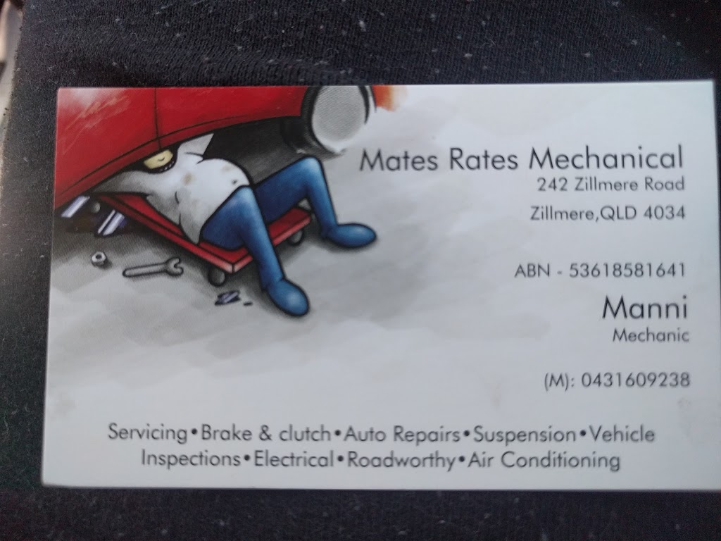 Mates Rates Mechanical | car repair | 431 Bilsen Rd, Geebung QLD 4034, Australia | 0431609238 OR +61 431 609 238