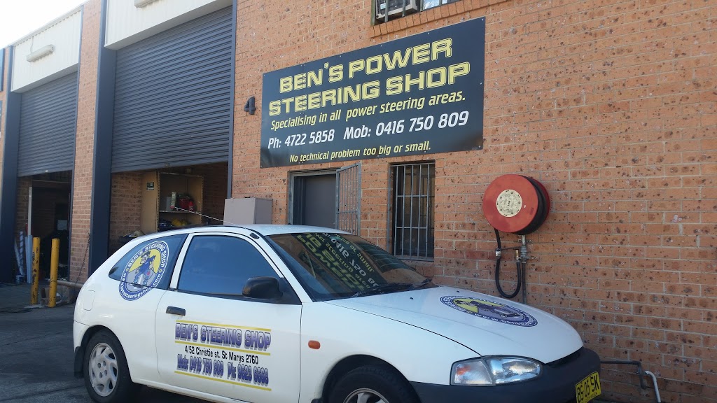Bens Power Steering Shop | car repair | 4/52 Christie St, St Marys NSW 2760, Australia | 0416750809 OR +61 416 750 809
