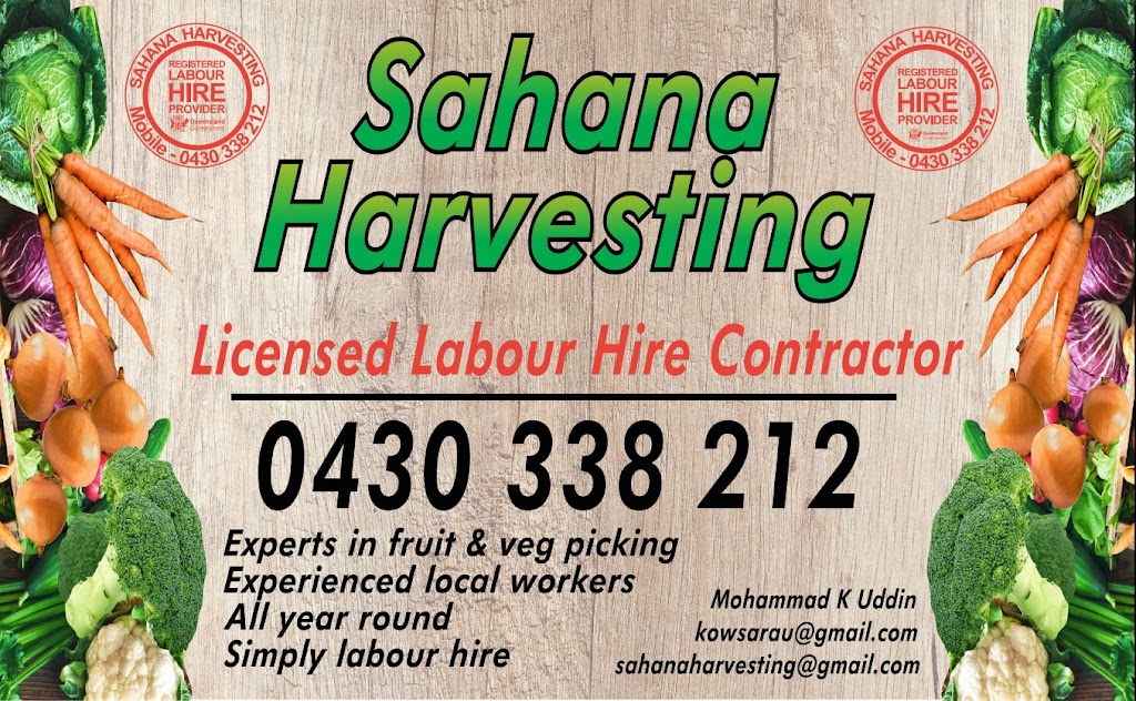 Sahana Harvesting |  | North St, Gatton QLD 4343, Australia | 0430338212 OR +61 430 338 212