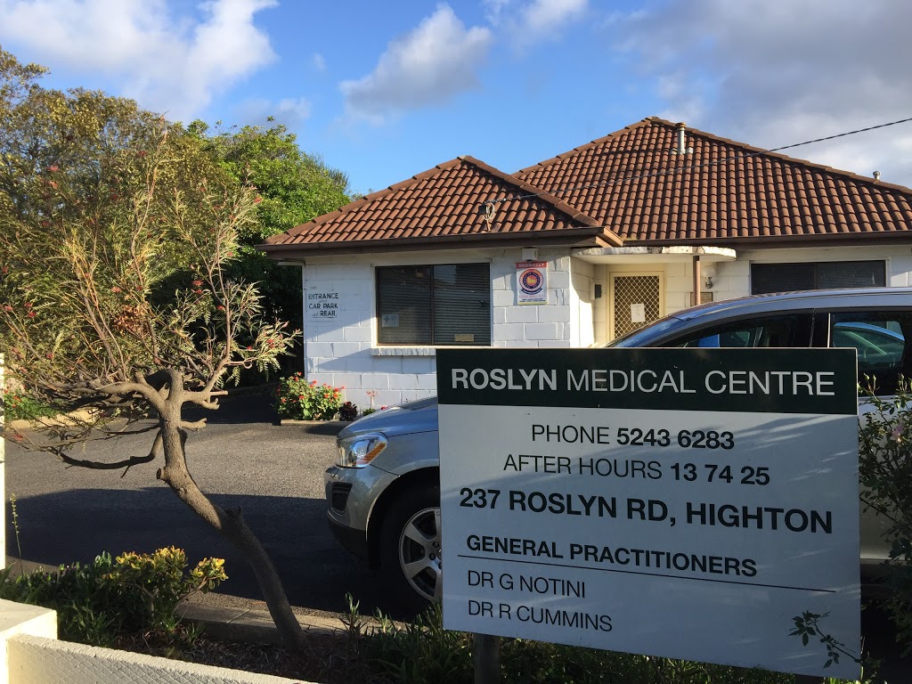 Roslyn Medical Centre (237 Roslyn Rd) Opening Hours