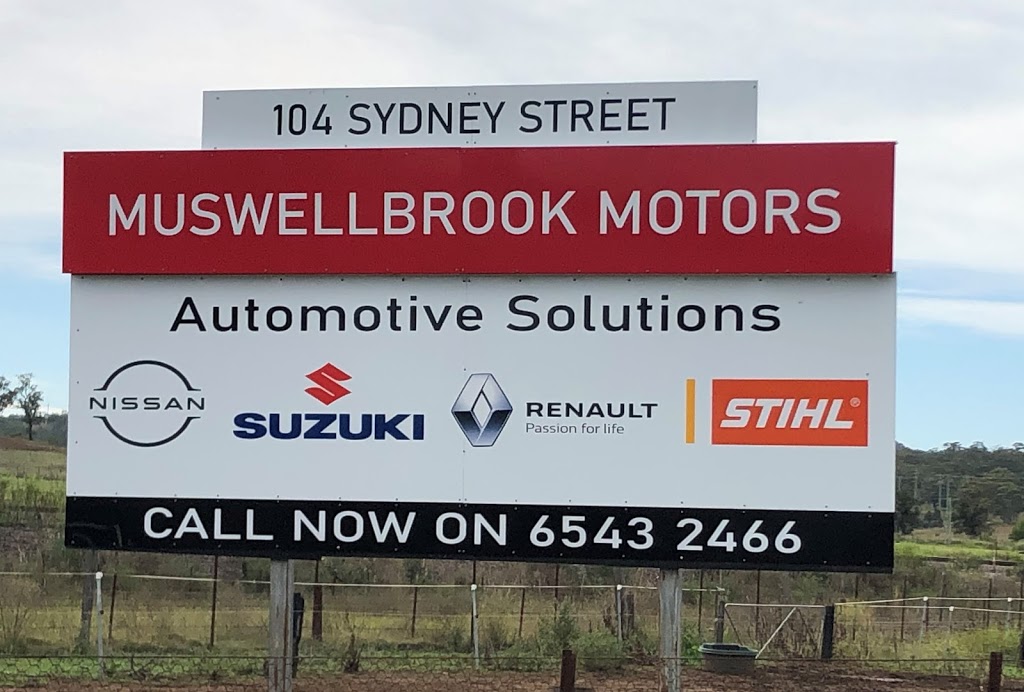 Muswellbrook Motor Group | store | 104 Sydney St, Muswellbrook NSW 2333, Australia | 0265432466 OR +61 2 6543 2466
