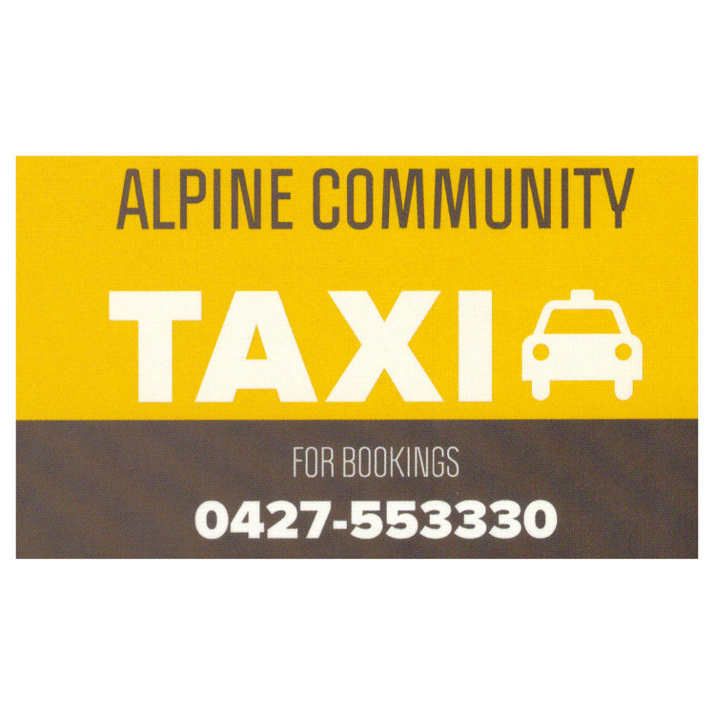 Alpine Community Taxi | 117 Great Alpine Rd, Myrtleford VIC 3737, Australia | Phone: 0427 553 330