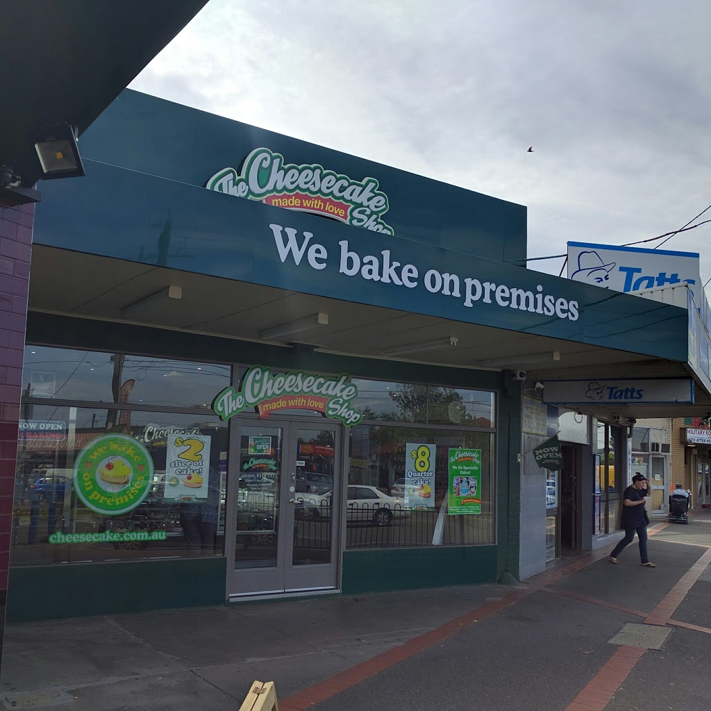 The Cheesecake Shop Avondale Heights | 3 Military Rd, Avondale Heights VIC 3034, Australia | Phone: (03) 9318 1377