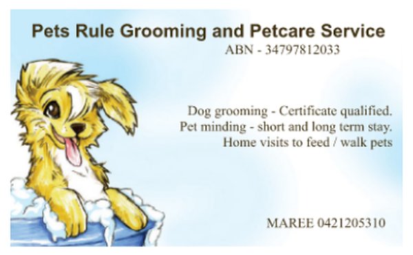 Pets Rule Grooming and Petcare Services | 51 Witternberg Ave, Frankston VIC 3199, Australia | Phone: 0421 205 310