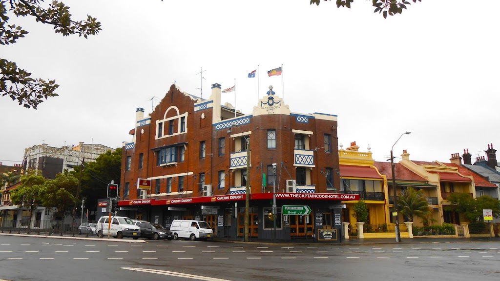 Captain Cook Hotel | bar | 162 Flinders St, Paddington NSW 2021, Australia | 0295395859 OR +61 2 9539 5859