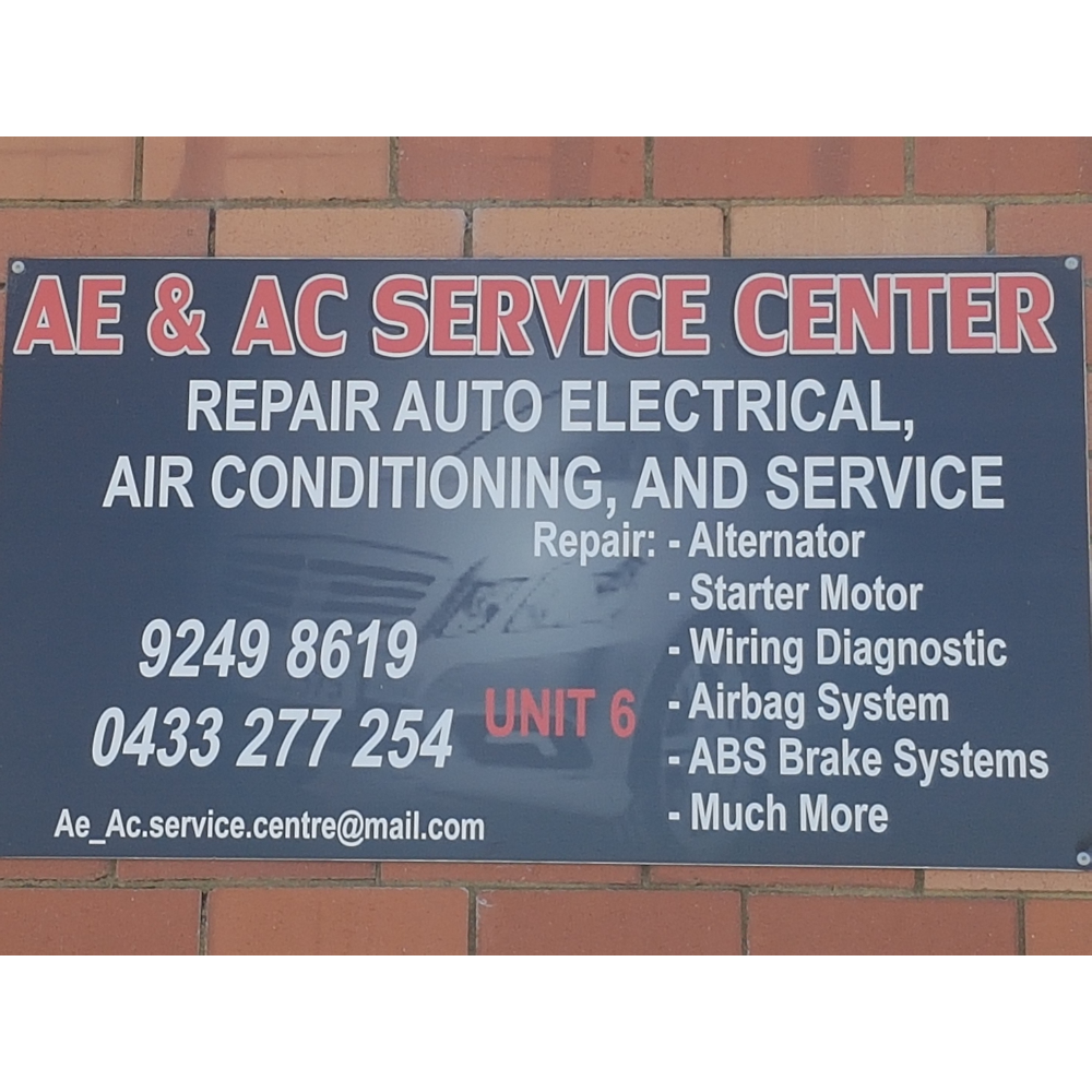 Ae & Ac Service Center. (Repair auto Electrical Air conditioning | car repair | 6/178 Camboon Rd, Malaga WA 6090, Australia | 0892498619 OR +61 8 9249 8619
