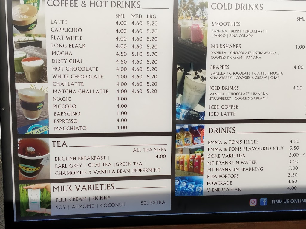 Avanti Drive Thru Coffee | cafe | 174 Cox Rd, Lovely Banks VIC 3213, Australia | 0342262597 OR +61 3 4226 2597