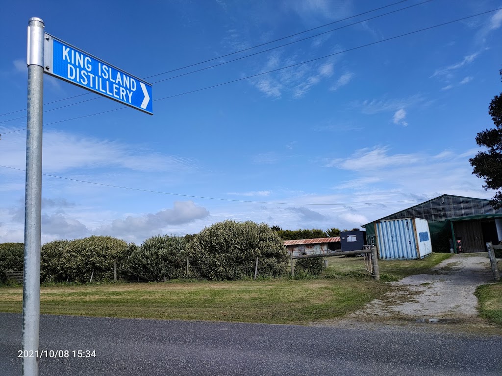 King Island Distillery |  | 1 Call Heidi to book a King Island Distillery handcrafted spirits tasting Distillery is open daily 1pm - 4pm 1 Racecourse Road Heidis distillery is in the first big green on the left, Currie TAS 7256, Australia | 0488243377 OR +61 488 243 377