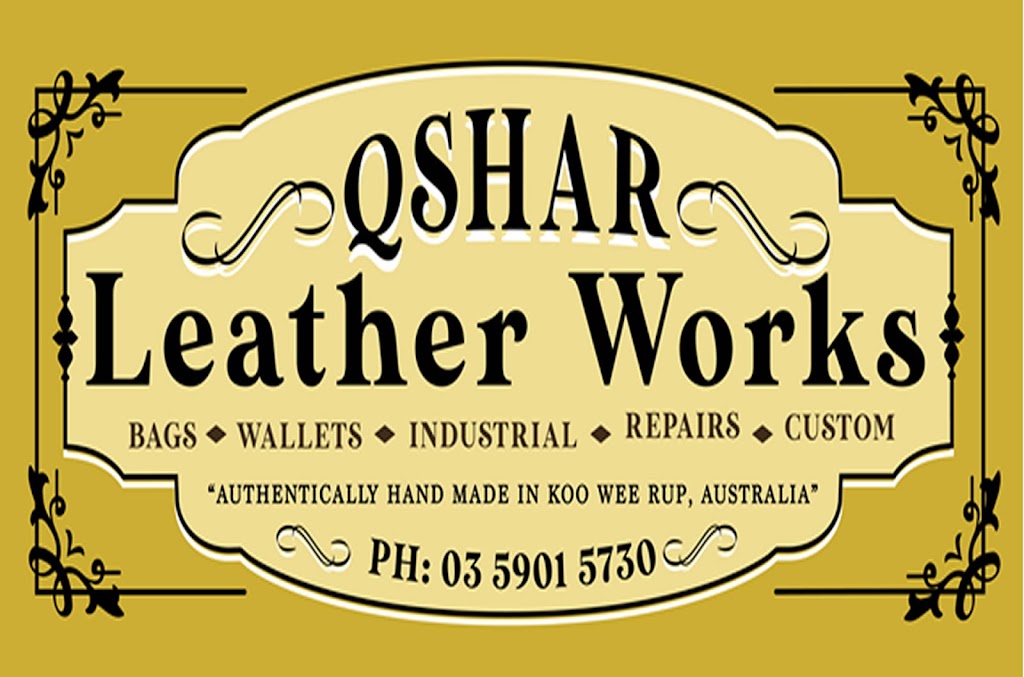 Qshar Leather Works | 124 Station St, Koo Wee Rup VIC 3981, Australia | Phone: (03) 5901 5730
