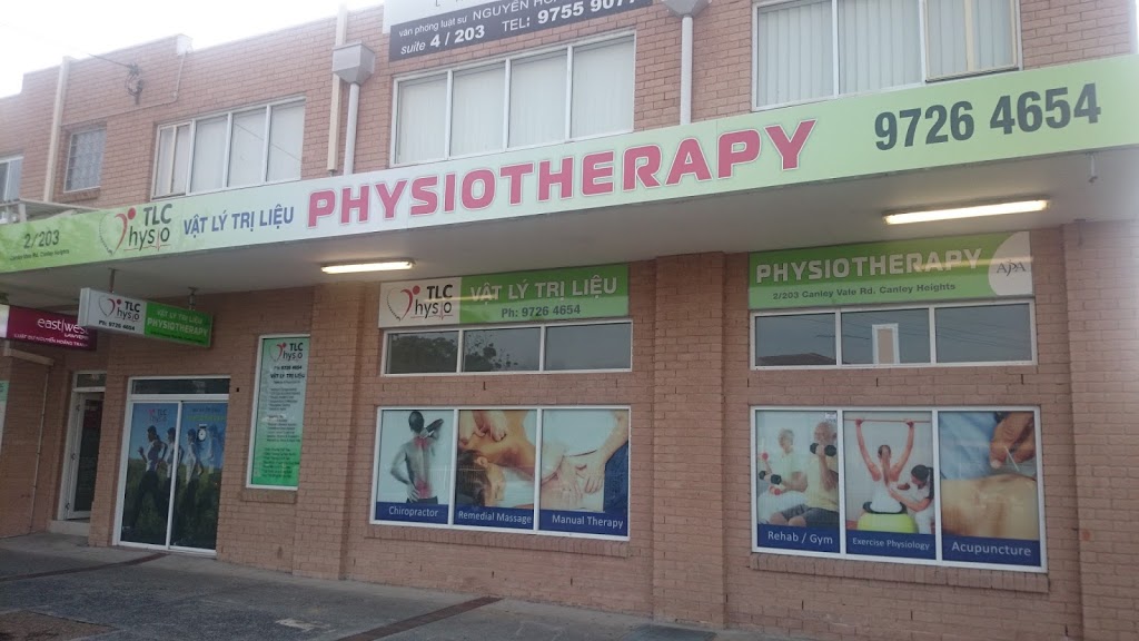 TLC Physio | physiotherapist | 2/203 Canley Vale Rd, Canley Heights NSW 2166, Australia | 0297264654 OR +61 2 9726 4654