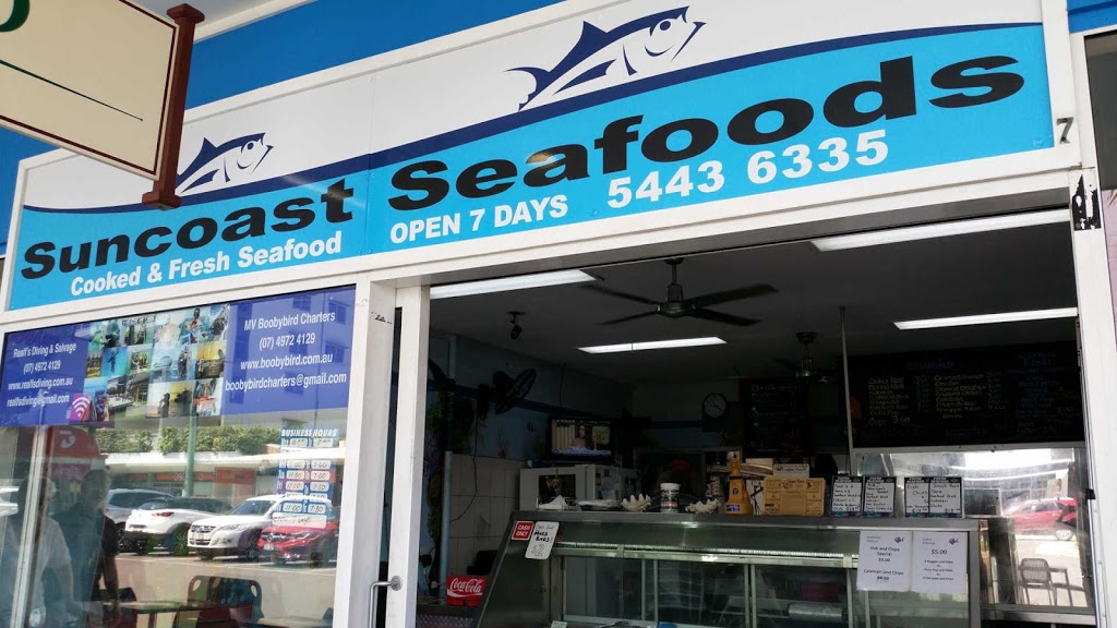 Suncoast Seafoods | meal takeaway | 17-19 King St, Maroochydore QLD 4558, Australia | 0754436335 OR +61 7 5443 6335