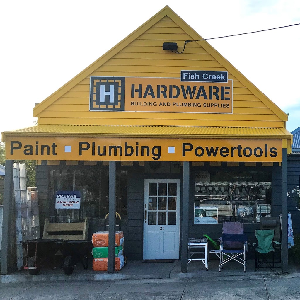 Prom Coast H Hardware Fish Creek | hardware store | 21 Falls Rd, Fish Creek VIC 3959, Australia | 0356832378 OR +61 3 5683 2378