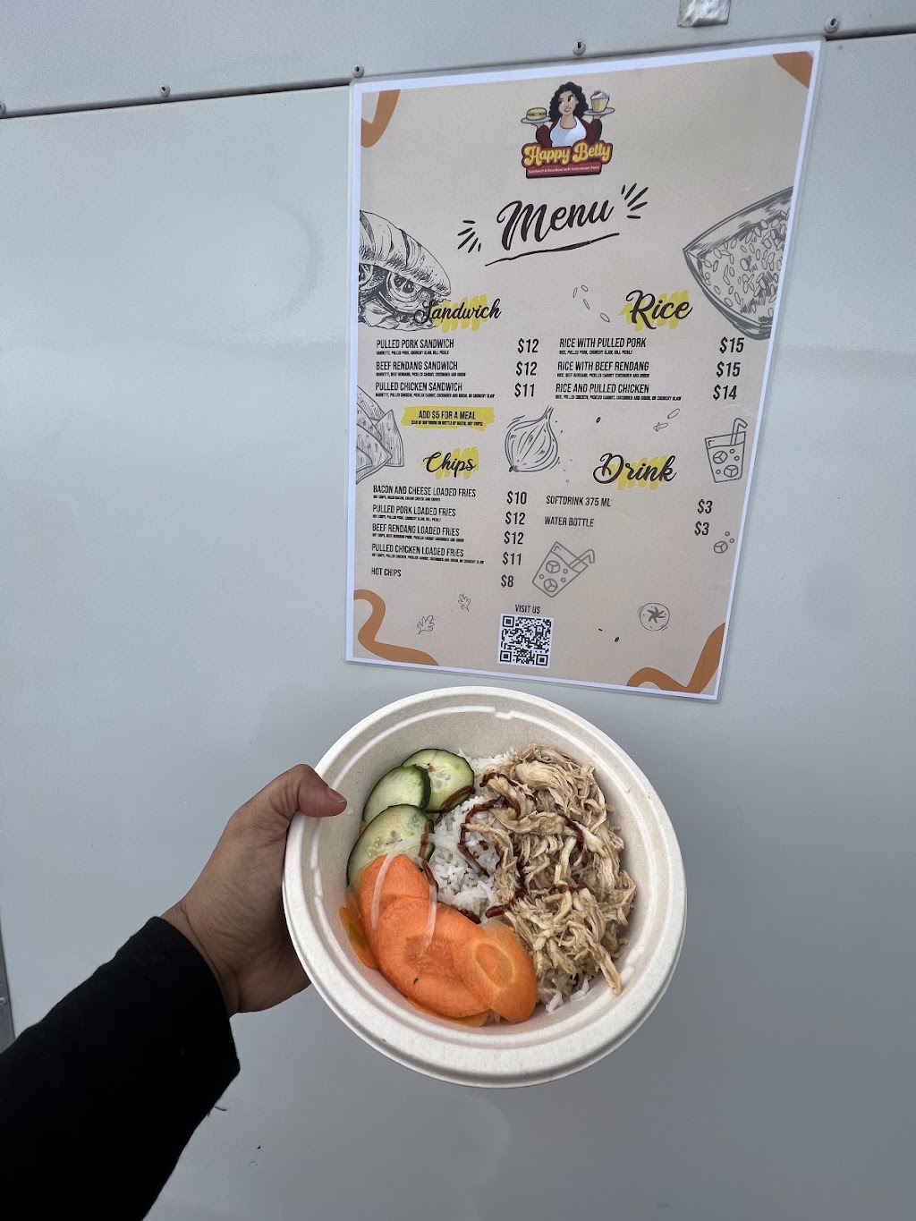 Happy Belly Food Trailer | 3192 Bruce Hwy, Kuttabul QLD 4741, Australia | Phone: 0478 736 474
