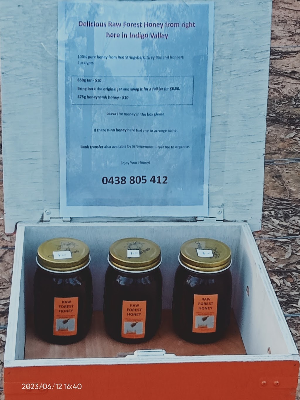Raw Forest Honey | 623 Chiltern-Yackandandah Rd, Indigo Valley VIC 3688, Australia | Phone: 0438 805 412