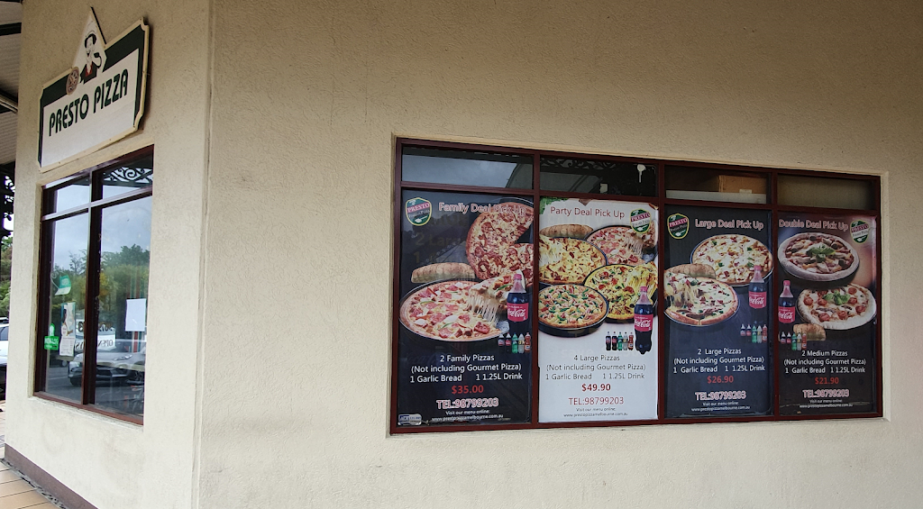 Presto Pizza | meal delivery | 12/204 Warrandyte Rd, Ringwood North VIC 3134, Australia | 0398799203 OR +61 3 9879 9203