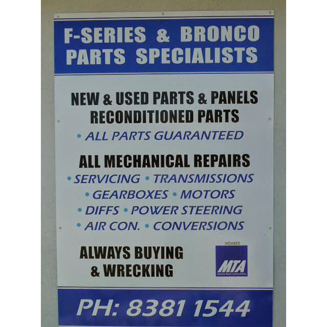 F100 & Ford Spares | car repair | 3/1 Liston Rd, Lonsdale SA 5160, Australia | 0883811544 OR +61 8 8381 1544