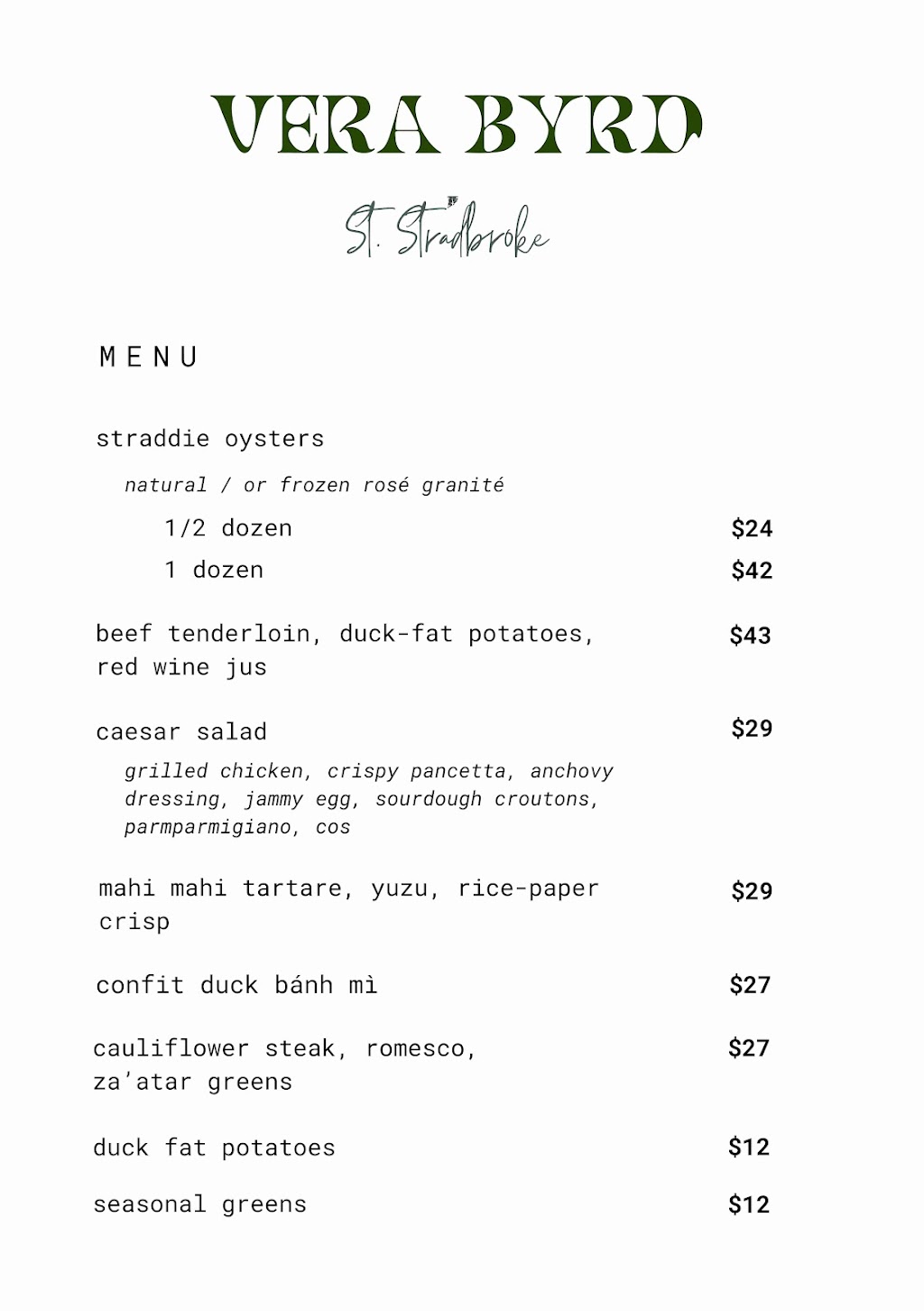 Vera Byrd Kitchen | 9 Ballow Rd, North Stradbroke Island QLD 4183, Australia | Phone: 0478 942 284