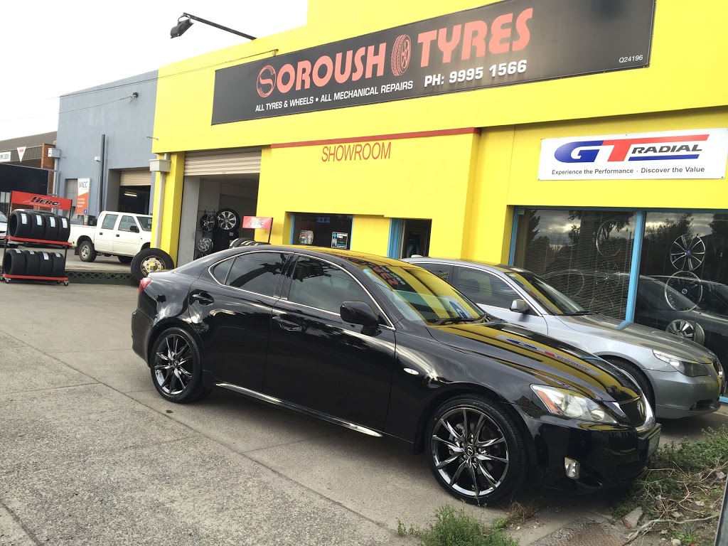 Soroush Tyres | car repair | 212 McIntyre Rd, Sunshine North VIC 3020, Australia | 0399951566 OR +61 3 9995 1566
