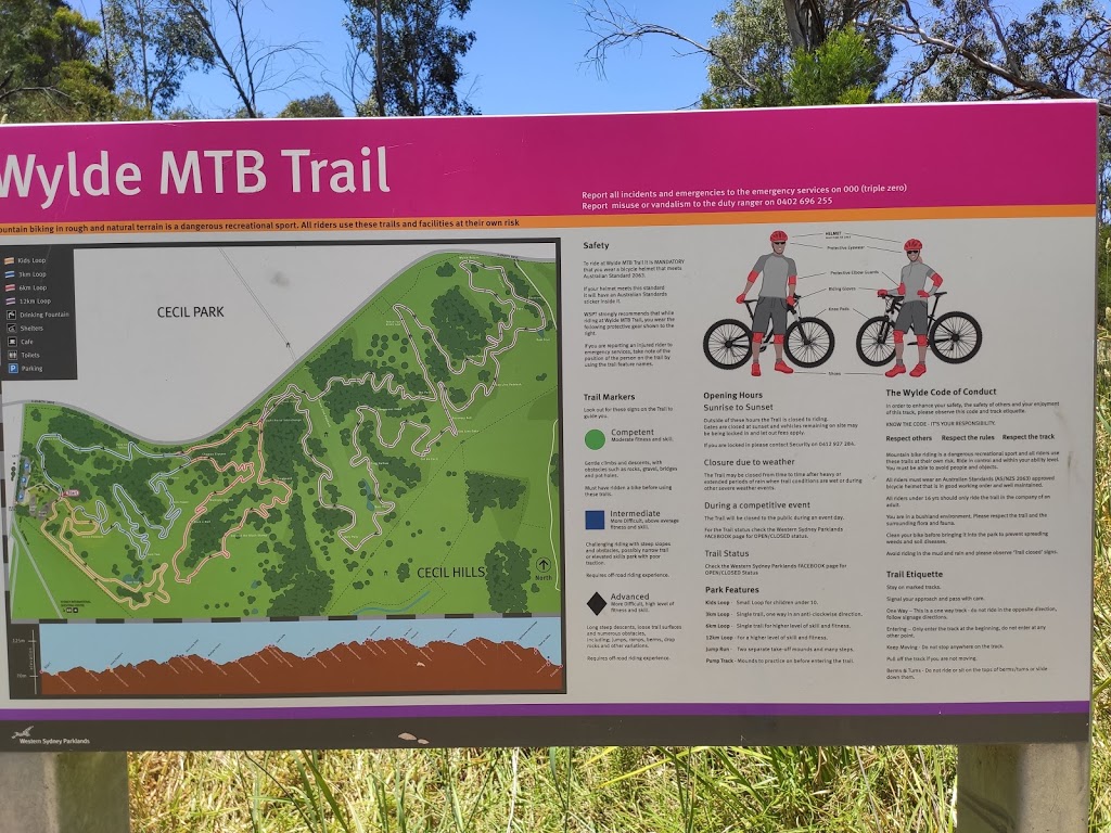 Wylde MTB Trail | Range Rd, Cecil Park NSW 2178, Australia | Phone: (02) 9895 7500