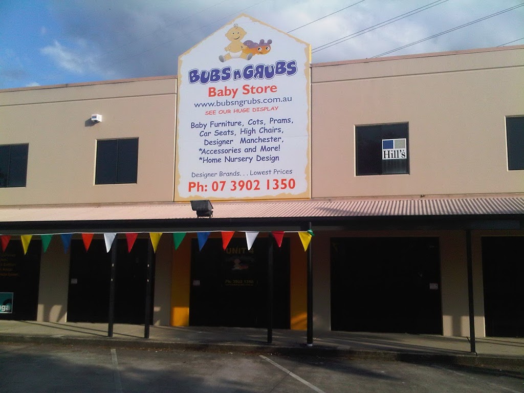 Bubs n Grubs Baby Store | clothing store | 4/229 Junction Rd, Cannon Hill QLD 4170, Australia | 0739021350 OR +61 7 3902 1350