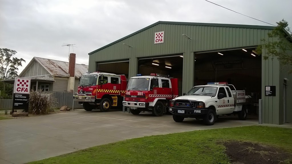 Officer Fire Station | fire station | 19 Station St, Officer VIC 3809, Australia | 0392628444 OR +61 3 9262 8444