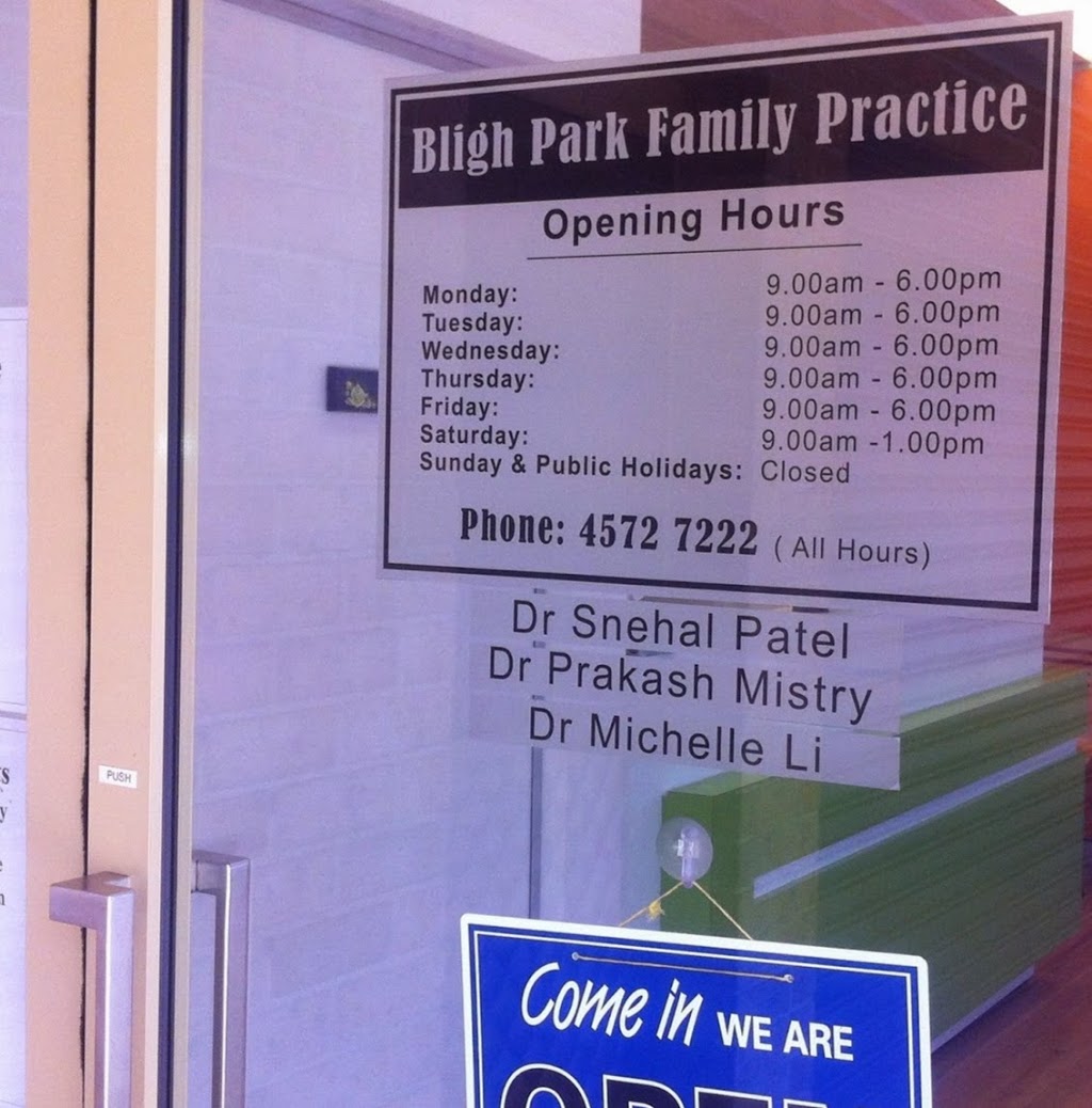 Bligh Park Family Practice | Shop 10 Bligh Park Shopping Centre, 6 Colonial Dr, Bligh Park NSW 2756, Australia | Phone: (02) 4572 7222