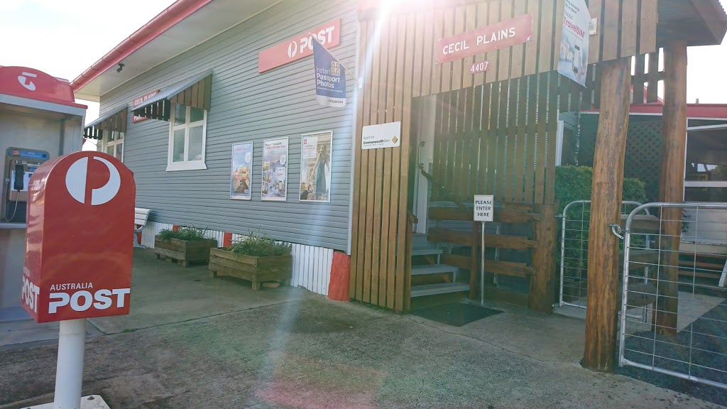 Australia Post - Cecil Plains LPO | post office | 55 Taylor St, Cecil Plains QLD 4407, Australia | 0746680147 OR +61 7 4668 0147