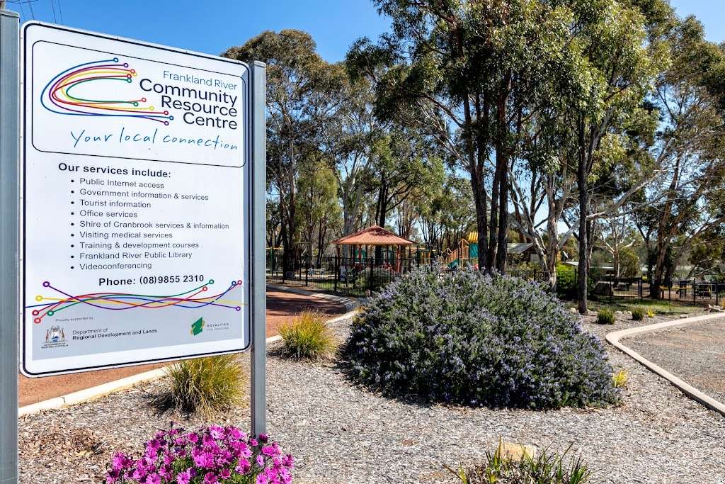 Frankland River Community Resource Centre | point of interest | 55 Wingebellup Rd, Frankland River WA 6396, Australia | 0898552310 OR +61 8 9855 2310