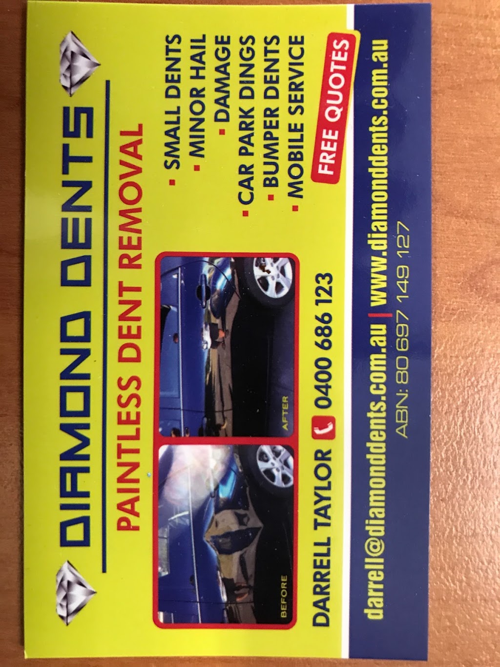 DIAMOND DENTS | car repair | 9/17 Kew St, Welshpool WA 6106, Australia | 0400686123 OR +61 400 686 123