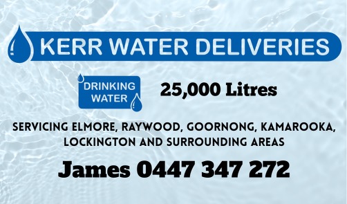 Kerr Water Deliveries | Elmore VIC 3558, Australia | Phone: 0447 347 272