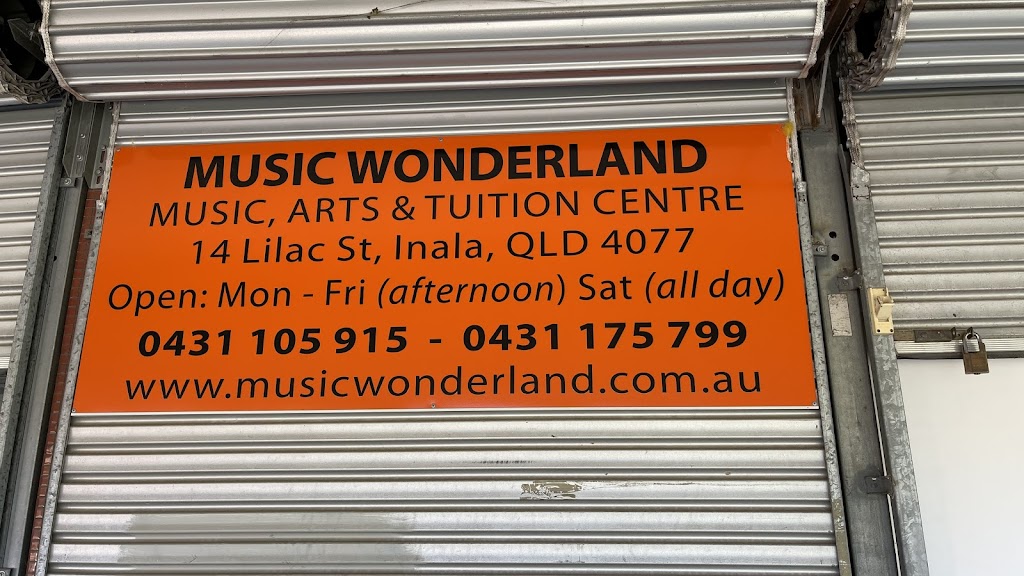 Music Wonderland |  | 14 Lilac St, Inala QLD 4077, Australia | 0431105915 OR +61 431 105 915