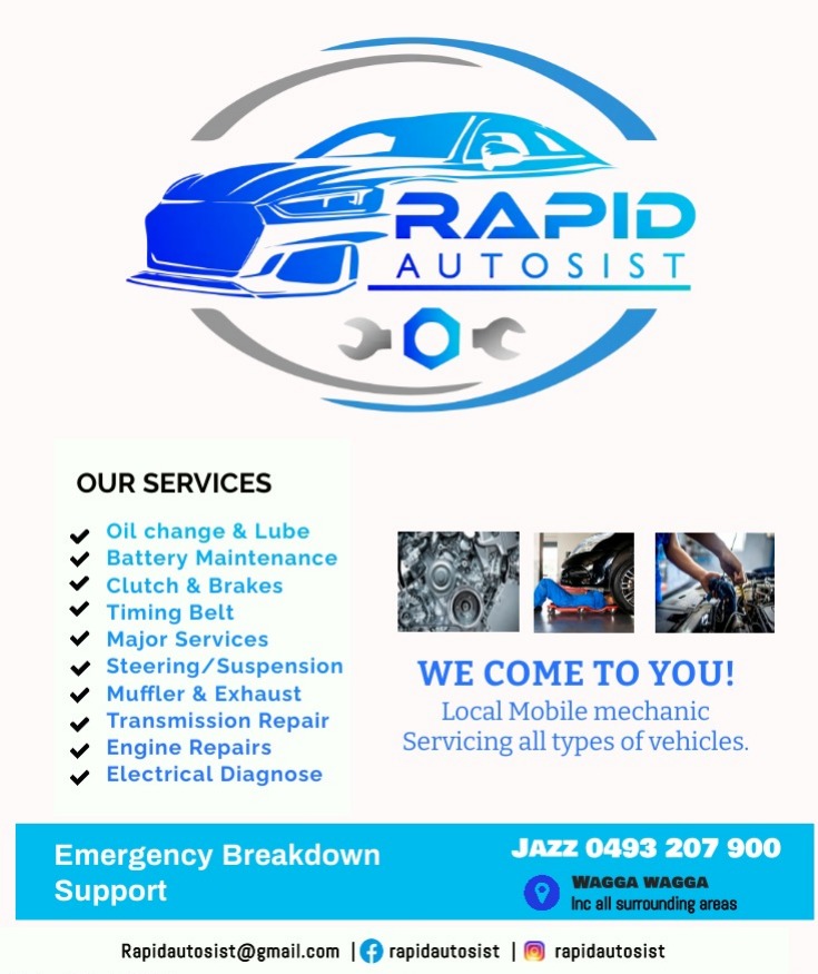 Rapid Autosist | car repair | 22 wake drive, Lloyd NSW 2650, Australia | 0405541319 OR +61 405 541 319