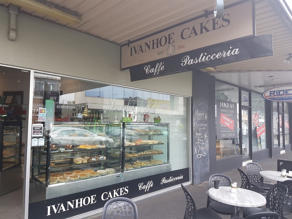 Ivanhoe Cakes | bakery | 101 Upper Heidelberg Rd, Ivanhoe VIC 3079, Australia | 0394994297 OR +61 3 9499 4297