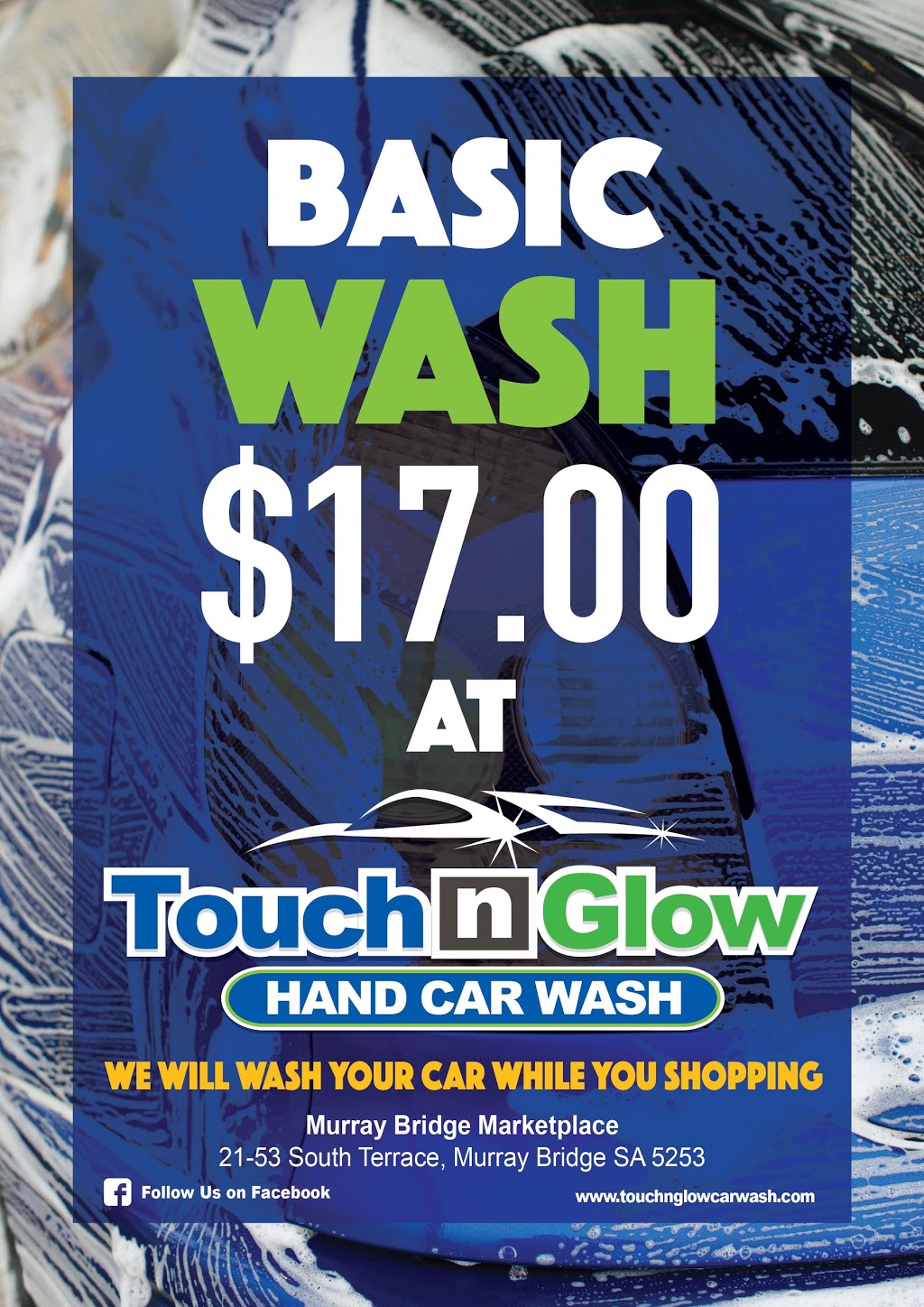 Touch n Glow Hand Car Wash | car wash | 23/51 South Terrace, Murray Bridge SA 5253, Australia | 0885322445 OR +61 8 8532 2445