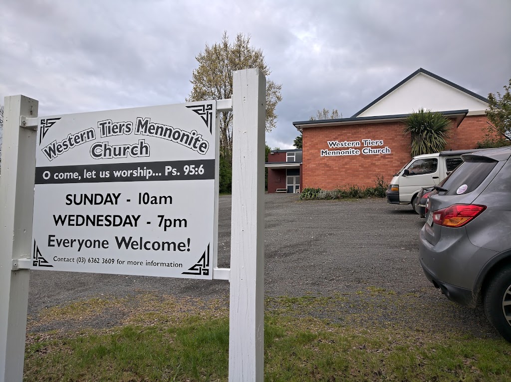 Western Tiers Mennonite Church | church | 8 Alveston Dr, Deloraine TAS 7304, Australia | 0363623609 OR +61 3 6362 3609