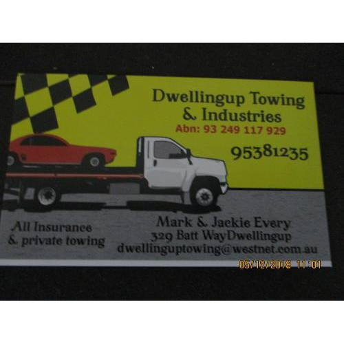 Dwellingup Towing & Industries | car repair | 329 Batt Way, Dwellingup WA 6213, Australia | 0895381235 OR +61 8 9538 1235