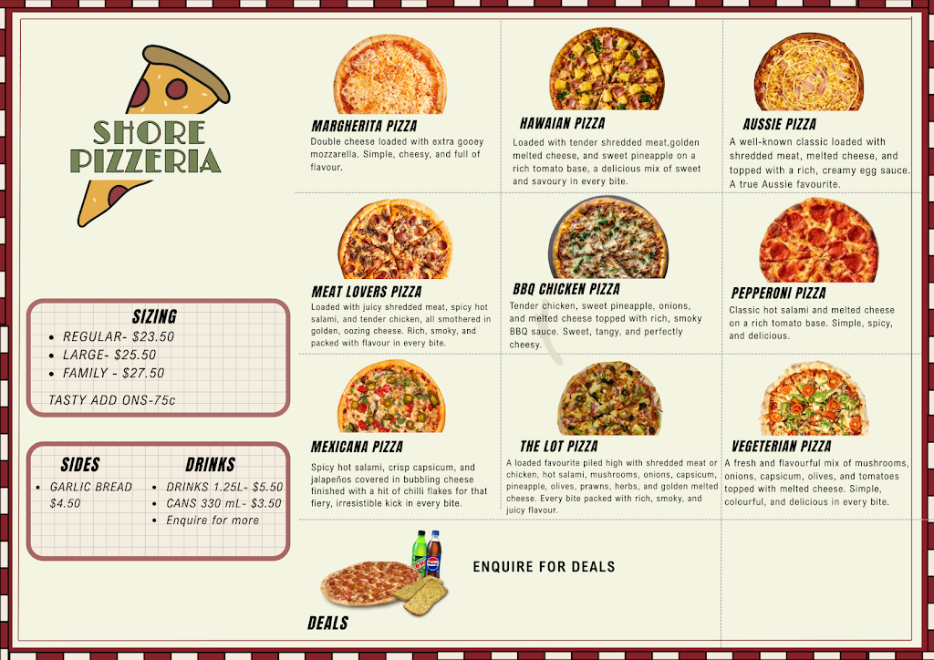 Shore Pizzeria | 13-14 Blackwood Ct, Portland VIC 3305, Australia | Phone: (03) 5521 1827