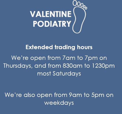 Valentine Podiatry | 4/70 Dilkera Ave, Valentine NSW 2280, Australia | Phone: (02) 4989 6499