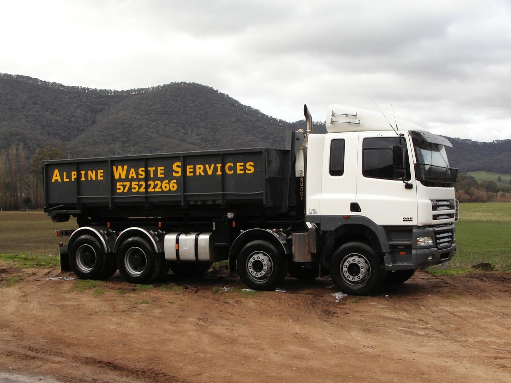 Alpine Waste Services | 8 Chambers St, Myrtleford VIC 3737, Australia | Phone: (03) 5752 2266