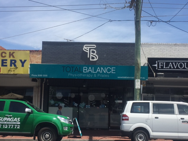 Total Balance Physiotherapy and Pilates | 29 Bluff Rd, Black Rock VIC 3193, Australia | Phone: (03) 9589 5305