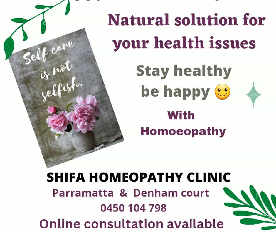 SHIFA HOMEOPATHY CLINIC | health | 77 Farview Dr, Denham Court NSW 2565, Australia | 0450104798 OR +61 450 104 798