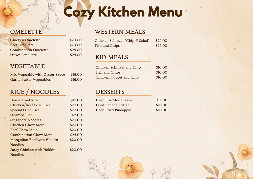 Cozy Kitchen | 38 Park St, East Gresford NSW 2311, Australia | Phone: (02) 4938 9166