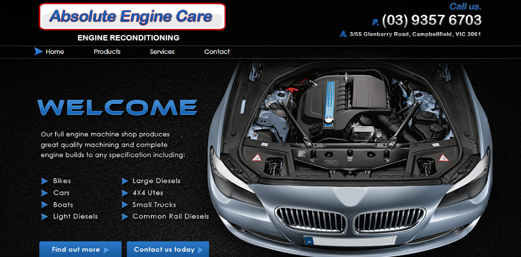Absolute Engine Care | car repair | 3/55-61 Glenbarry Rd, Campbellfield VIC 3061, Australia | 0393576703 OR +61 3 9357 6703