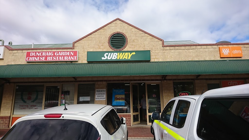 Subway | restaurant | 2/8 Burragah Way, Duncraig WA 6023, Australia | 0892036900 OR +61 8 9203 6900