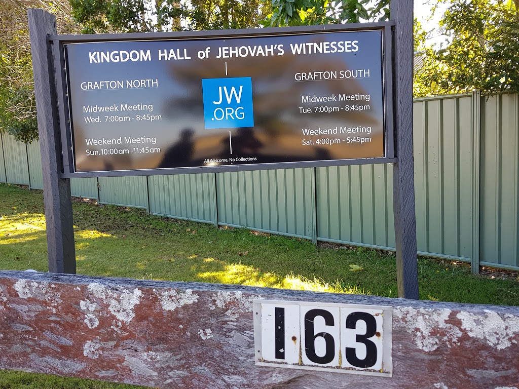 Kingdom Hall of Jehovahs Witnesses | church | 163 Lawrence Rd, Grafton NSW 2460, Australia