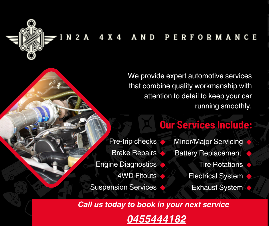 IN2A 4x4 & PERFORMANCE | 75 Bendigo-Maldon Rd, Lockwood South VIC 3551, Australia | Phone: 0455 444 182