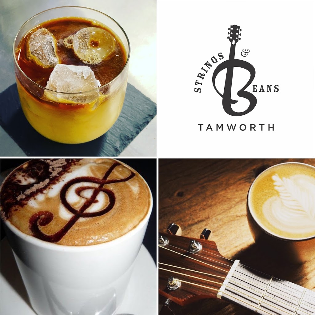 Strings & Beans | cafe | Golden Guitar Tourist Centre, 2 The Ringers Rd, Hillvue NSW 2340, Australia