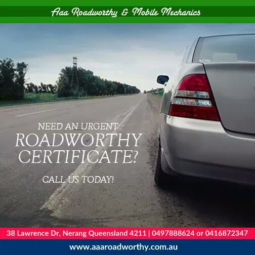 AAA Roadwothy & Mobile Mechanics | 10 Avalon Parade, Miami QLD 4220, Australia | Phone: 0497 888 624