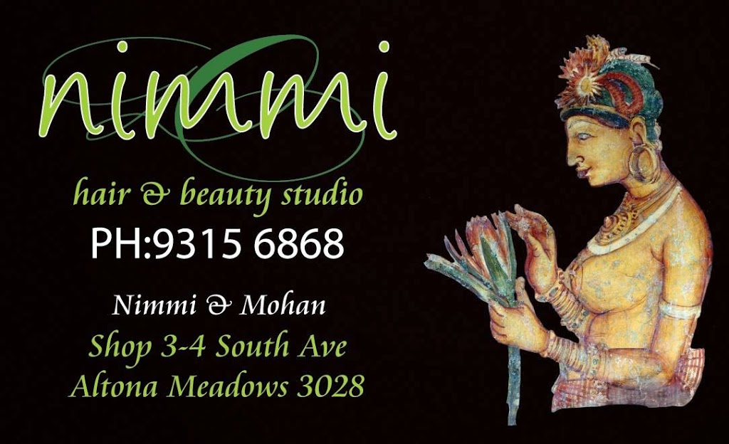 Nimmi Hair & Beauty Studio | hair care | 3/4 South Ave, Altona Meadows VIC 3028, Australia | 0393156868 OR +61 3 9315 6868